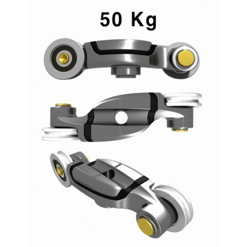 Комплект для раздвижной двери до 50 кг (ролики)