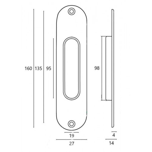 Extreza P605 матовый хром F05