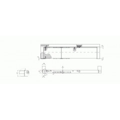 Раздвижная система-книжка Krona Koblenz 0200 50 1 метр